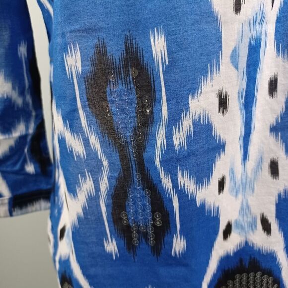 ‼️final must bundle‼️ INC International Concepts Tunic Coverup  Ethnic - Picture 2 of 6